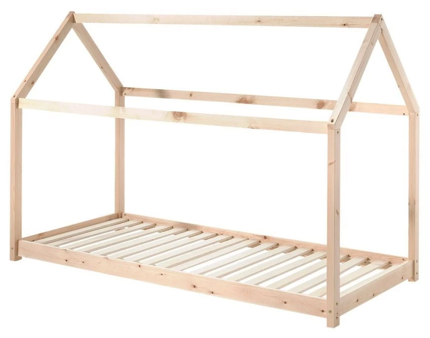 Lit Cabane 90x200 Cm Pin Massif Clair Cabana – Image 2