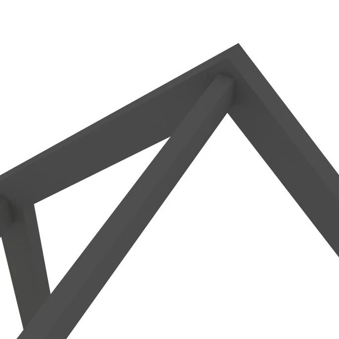 Lit Cabane Enfant Avec Un Tiroir Gris Foncé Pin 80x160 Cm – Image 6