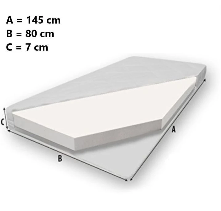 Lit Enfant Bois Blanc Impression Petit Chien 2 Couchages 70x140 Ou 80x160 Cm - Sommier Et Matelas Inclus - Madale – Image 6
