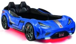 Lit Enfant De Voiture Bleu De Sport GTE 90x190 Cm