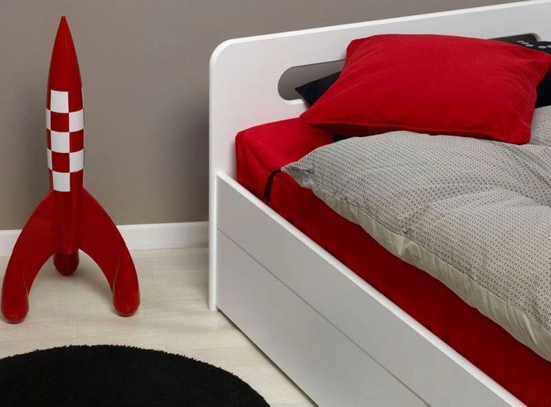 Lit Gigogne 90x200 Cm Bois Blanc Féroé – Image 8