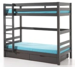 Lit Superposé Pin Massif Taupe Pino H 180