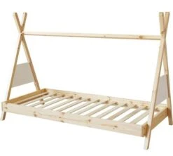 Lit Tipi Pin Massif Clair Rokade 90x190 Cm