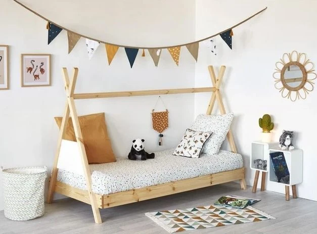 Lit Tipi Pin Massif Clair Rokade 90x190 Cm – Image 2