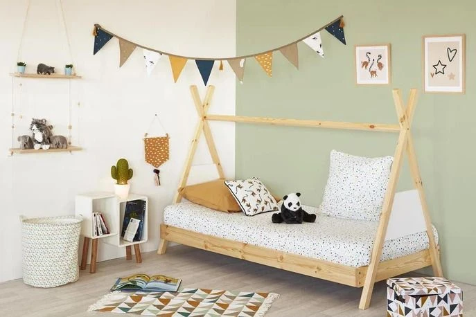 Lit Tipi Pin Massif Clair Rokade 90x190 Cm – Image 3