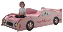 Lit Voiture Princesse Rose Kizza 90